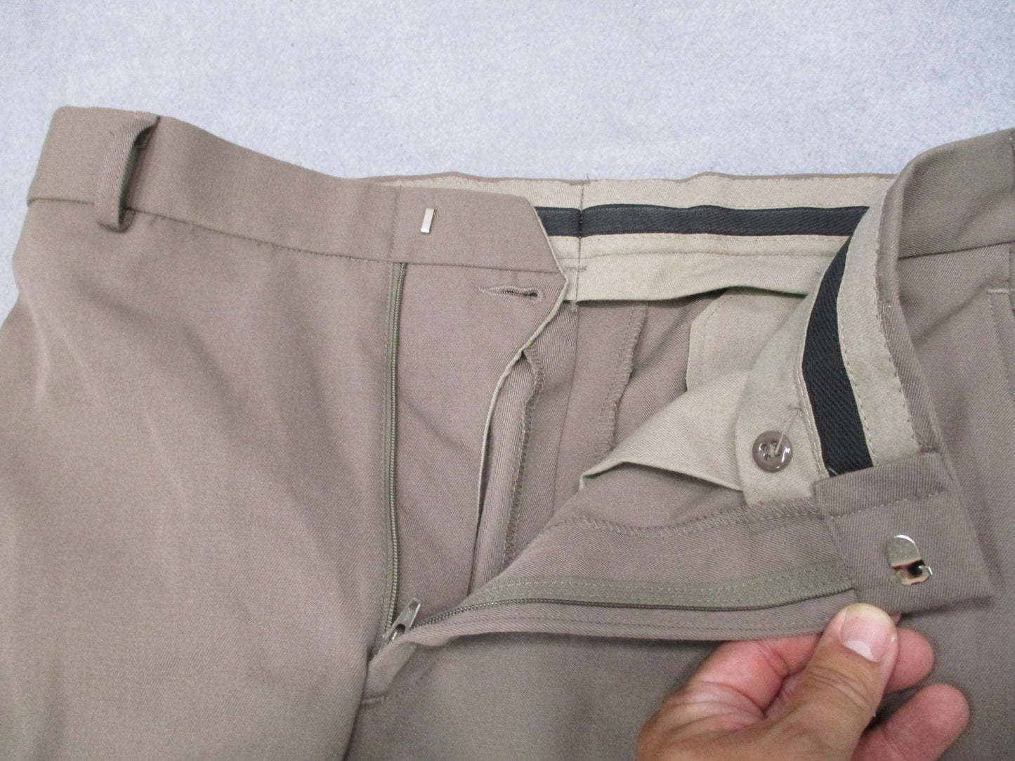 Mens US Army AGSU Service Uniform Pants Heritage Taupe 33x26 Hardwick 55/45 Wool