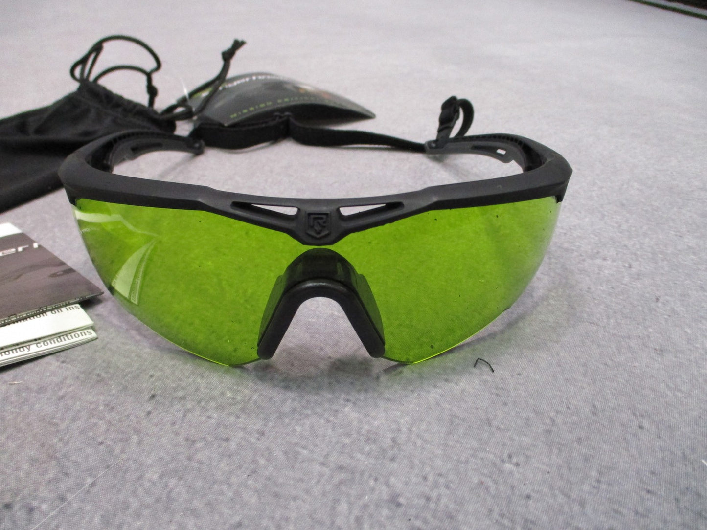 Revision StingerHawk Mission Critical Eyewear Safety Glasses Laser Green Lens