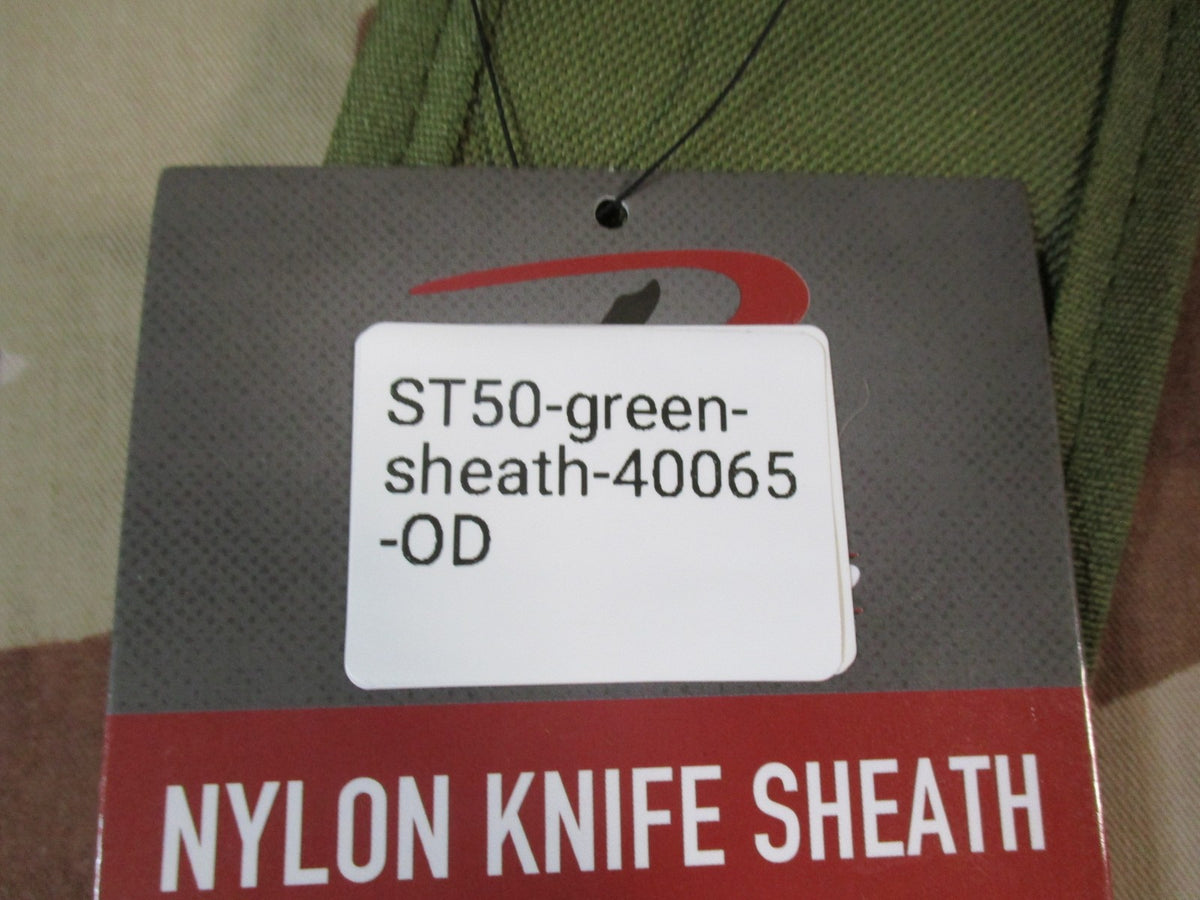 Rothco 40065 Nylon Knife Sheath Olive Drab Fits 7" Combat Military Knives New
