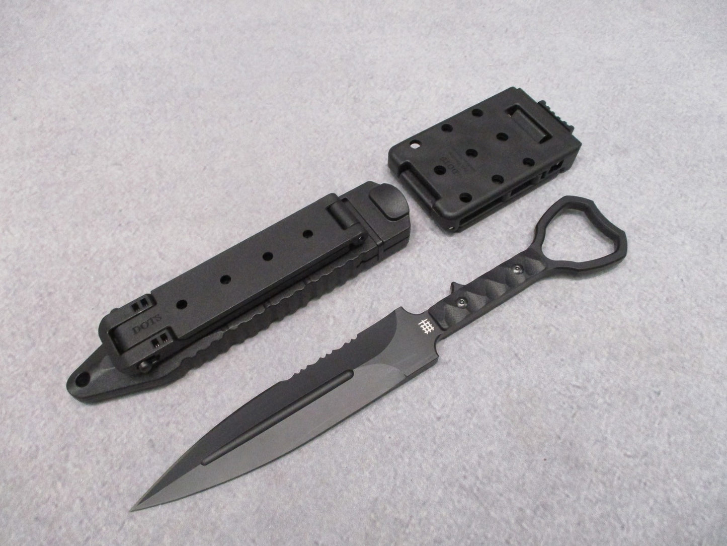 Halfbreed Blades CCK-01 XL Fixed Blade Knife Serrated Compact Clearance Sheath