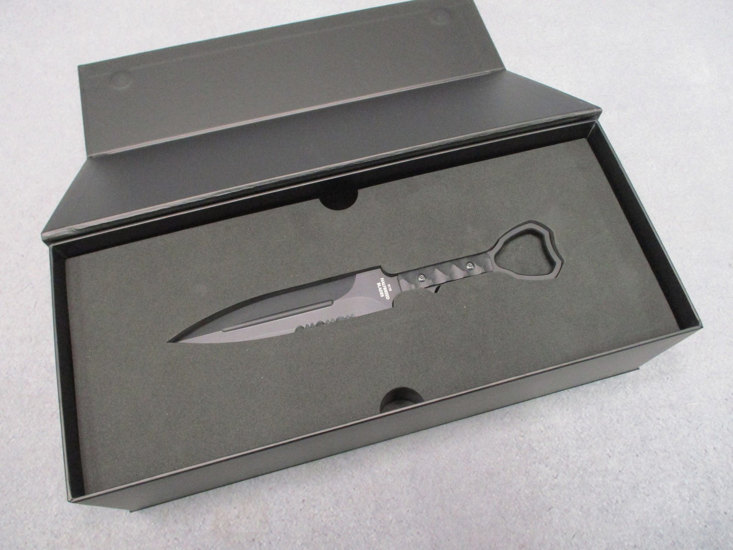 Halfbreed Blades CCK-01 XL Fixed Blade Knife Serrated Compact Clearance Sheath
