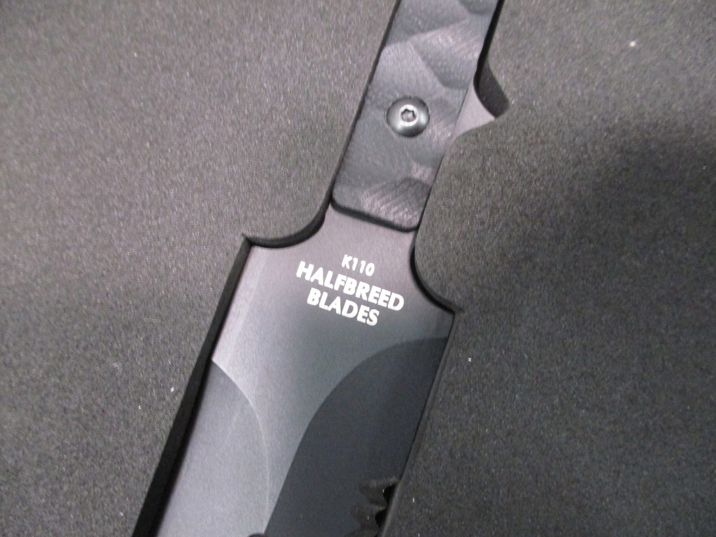 Halfbreed Blades CCK-01 XL Fixed Blade Knife Serrated Compact Clearance Sheath
