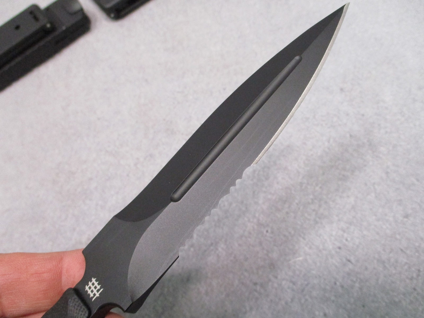 Halfbreed Blades CCK-01 XL Fixed Blade Knife Serrated Compact Clearance Sheath