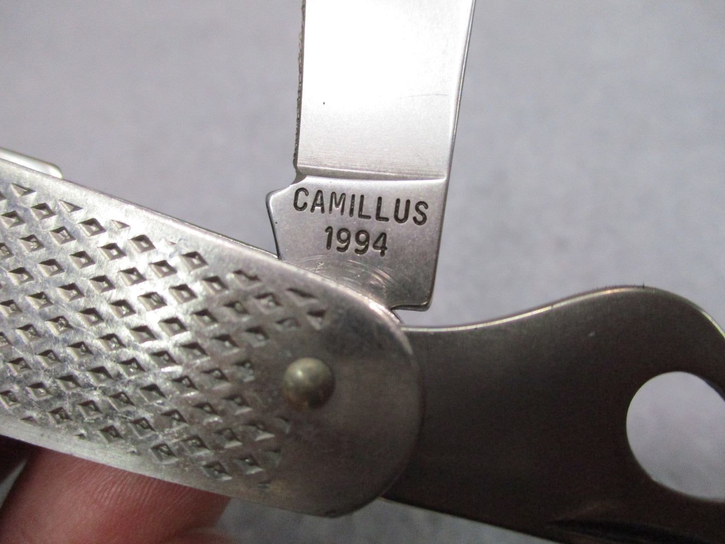 USGI Camillus US Military Pocket Knife Multi-Tool 1994 Folding Blade Can Opener