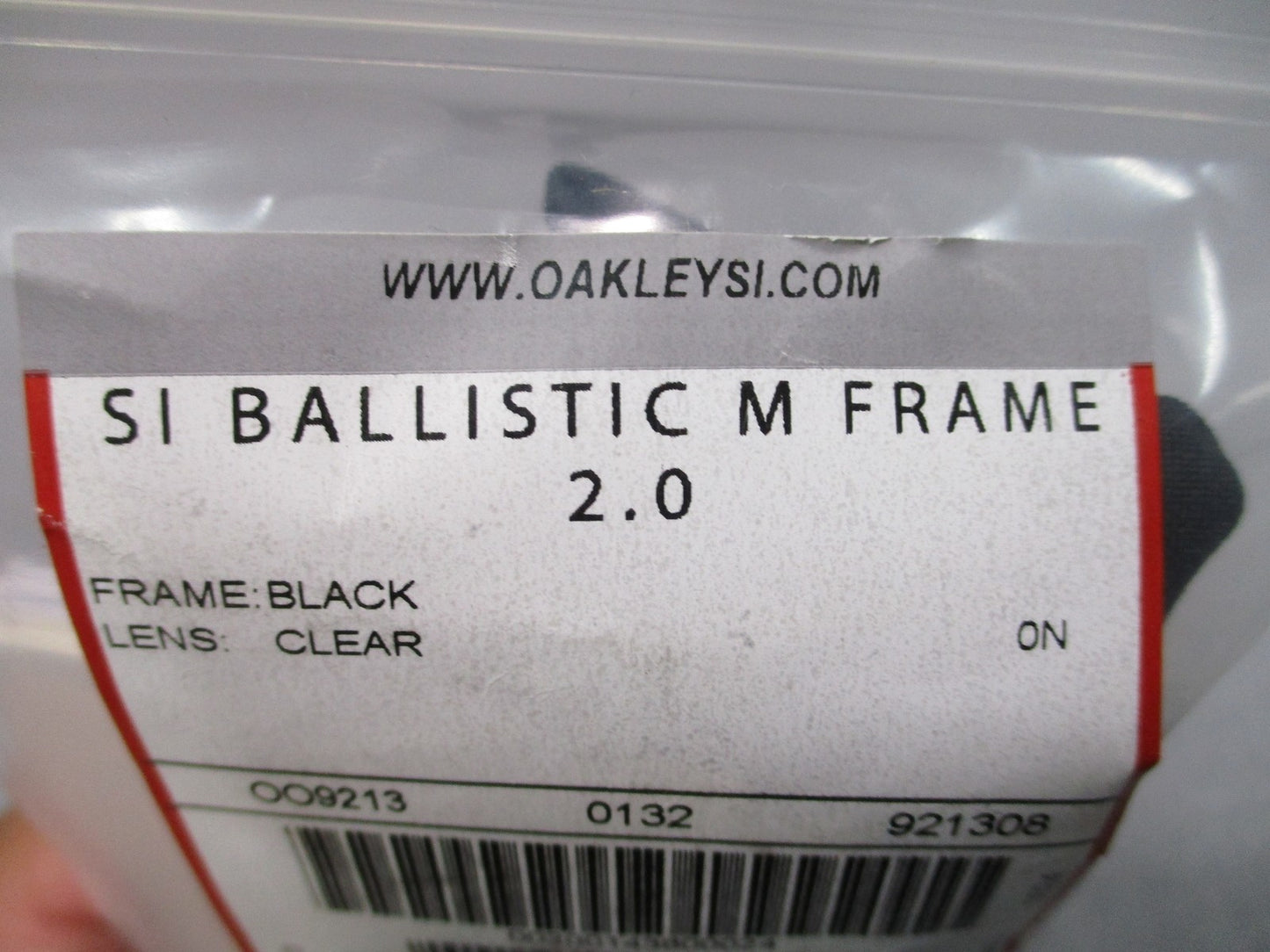 Oakley SI Ballistic M Frame 2.0 Safety Glasses Clear Lens Black Frame NEW