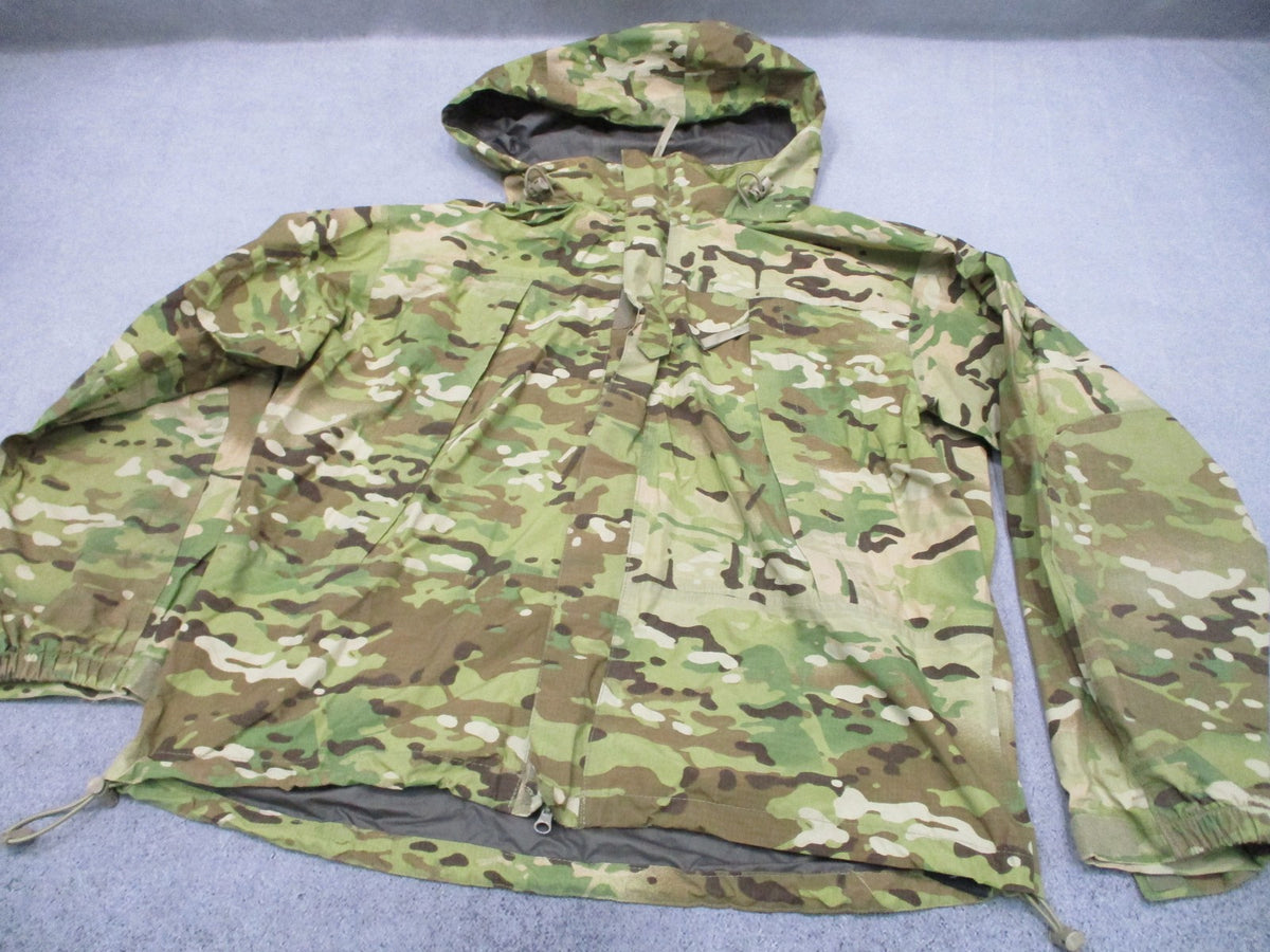 USGI ECWCS Gen III Level 6 MultiCam Gore-Tex Wet Weather Jacket Approx M/R