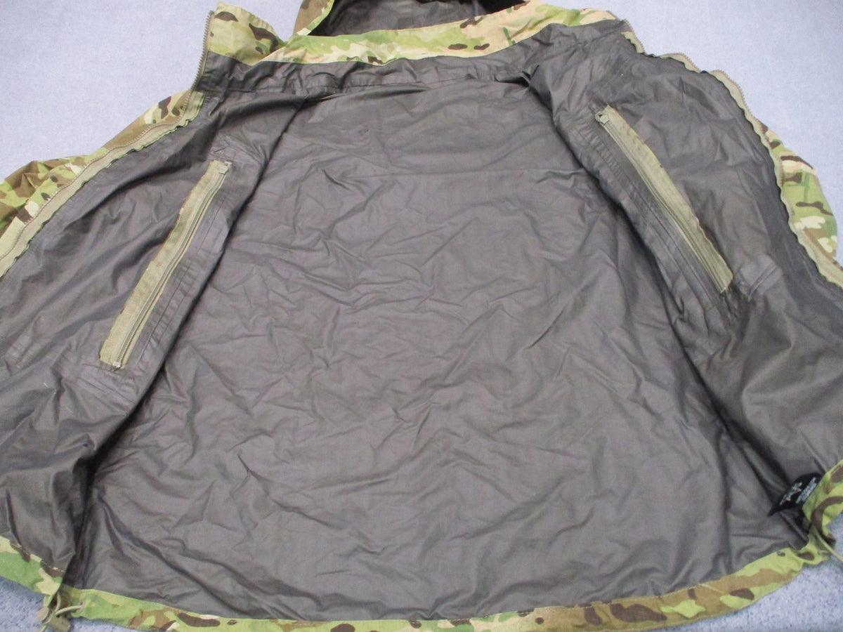 USGI ECWCS Gen III Level 6 MultiCam Gore-Tex Wet Weather Jacket Approx M/R