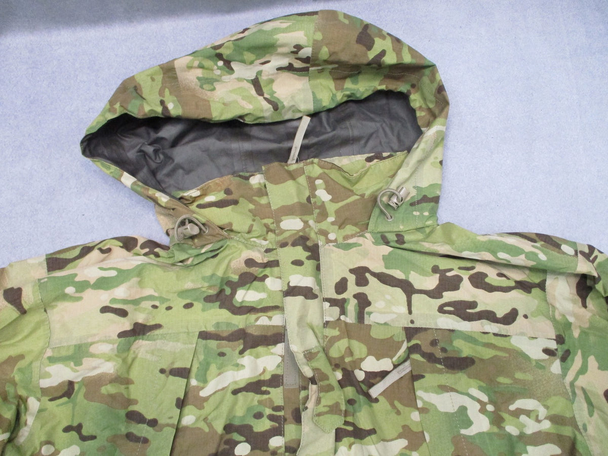 USGI ECWCS Gen III Level 6 MultiCam Gore-Tex Wet Weather Jacket Approx M/R