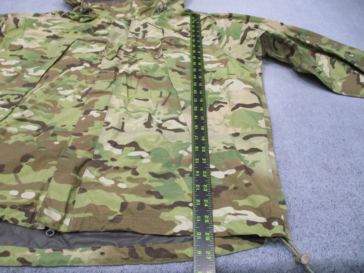USGI ECWCS Gen III Level 6 MultiCam Gore-Tex Wet Weather Jacket Approx M/R