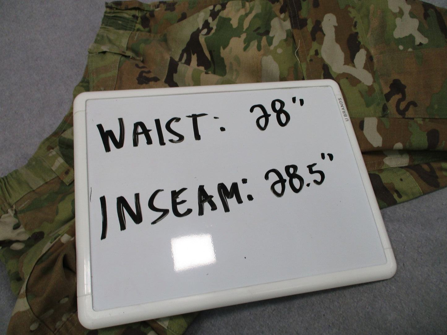 USGI Army Female ACU Pants Scorpion OCP Size 25 Short Combat Uniform Trousers