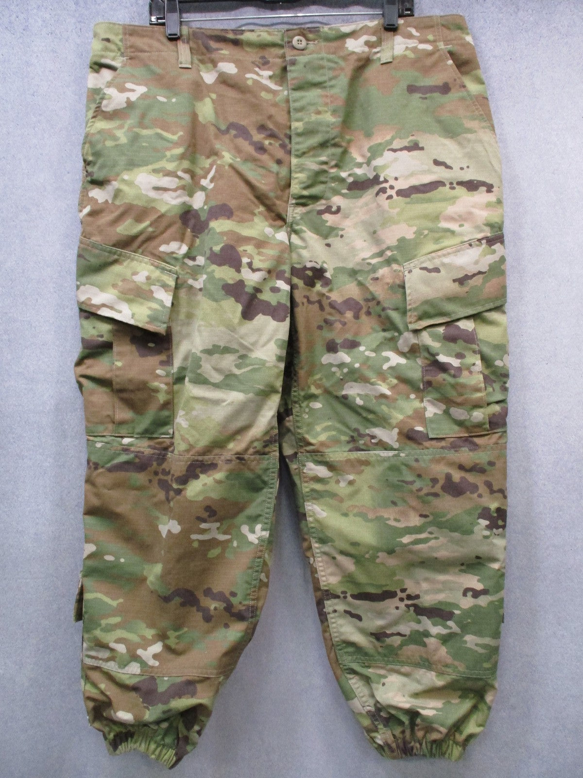 USGI Army Combat Uniform ACU Pants Scorpion OCP Large Reg Modified Elastic Cuffs