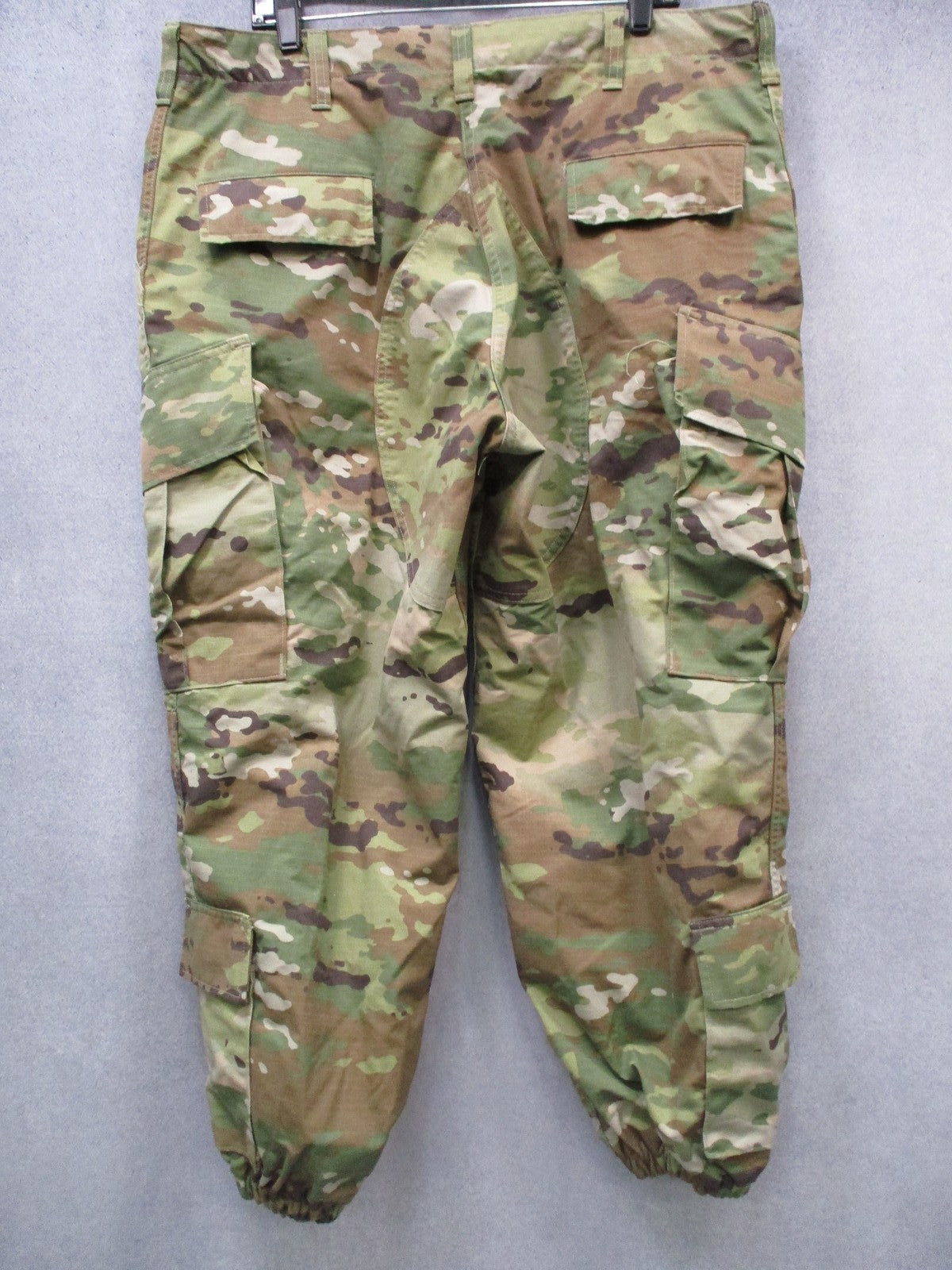 USGI Army Combat Uniform ACU Pants Scorpion OCP Large Reg Modified Elastic Cuffs