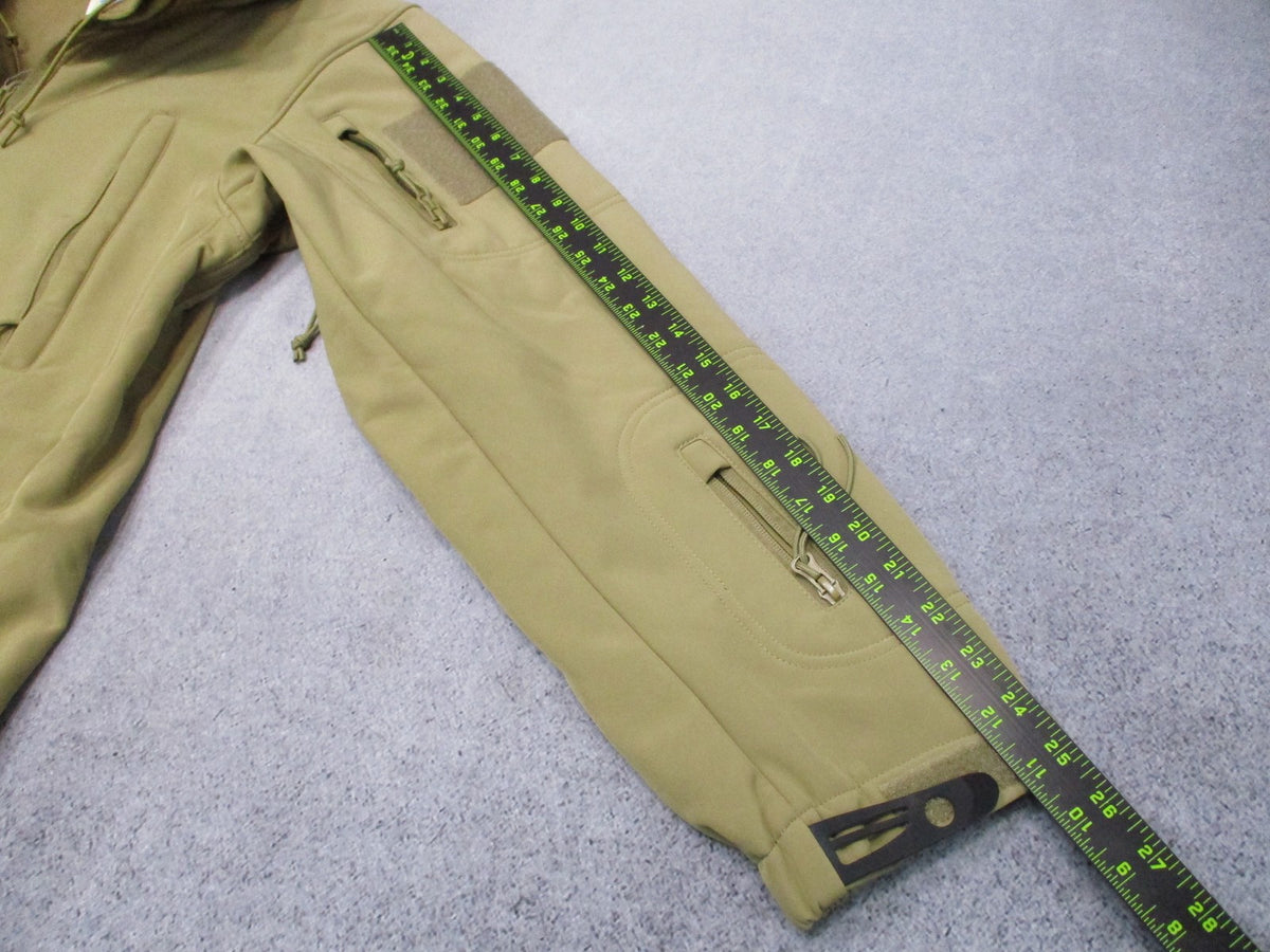 New Rothco Special Ops Tactical Soft Shell Jacket Coyote Brown Size Small 9867