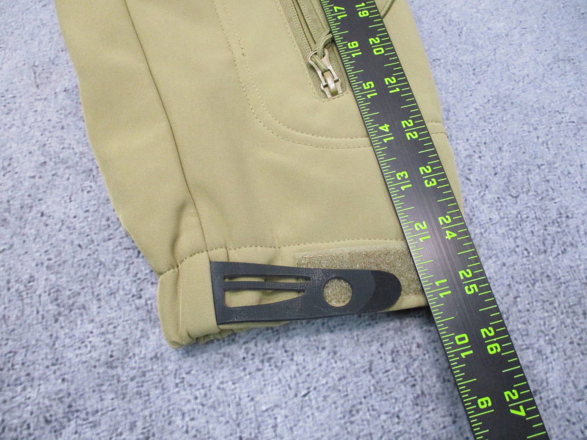 New Rothco Special Ops Tactical Soft Shell Jacket Coyote Brown Size Small 9867