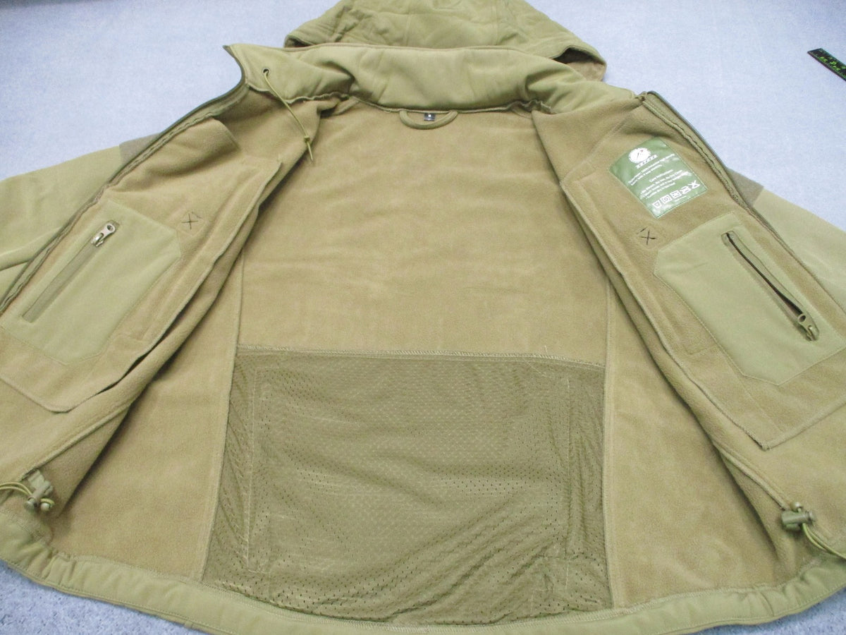 New Rothco Special Ops Tactical Soft Shell Jacket Coyote Brown Size Small 9867