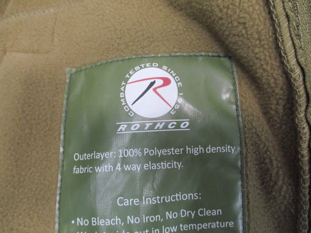 New Rothco Special Ops Tactical Soft Shell Jacket Coyote Brown Size Small 9867
