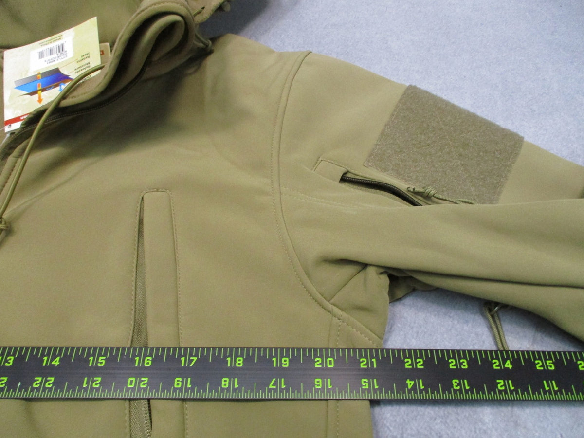New Rothco Special Ops Tactical Soft Shell Jacket Coyote Brown Size Small 9867