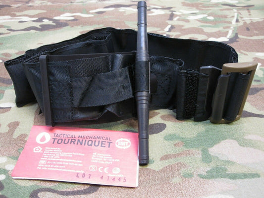 TACTICAL MECHANICAL TOURNIQUET TMT COMBAT MEDICAL ONE HANDED APPLICATION