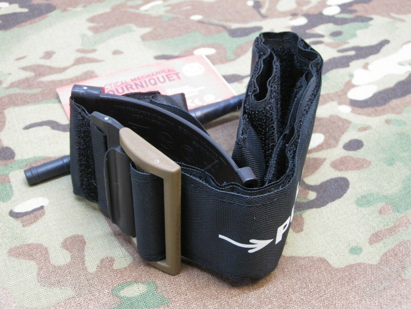 TACTICAL MECHANICAL TOURNIQUET TMT COMBAT MEDICAL ONE HANDED APPLICATION