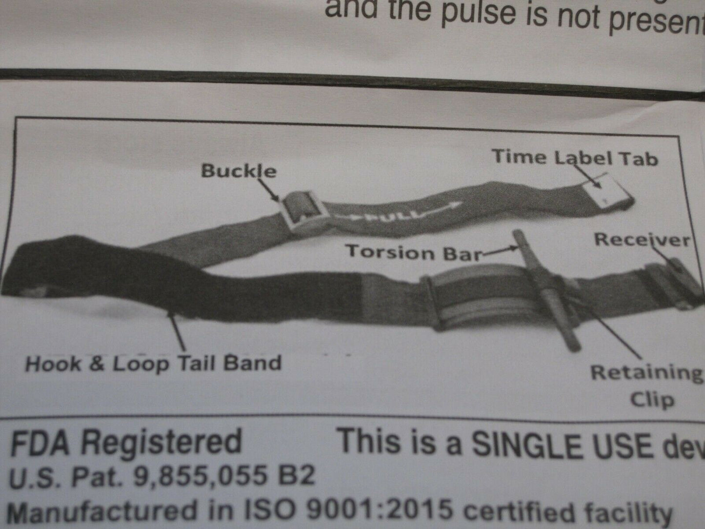 TACTICAL MECHANICAL TOURNIQUET TMT COMBAT MEDICAL ONE HANDED APPLICATION