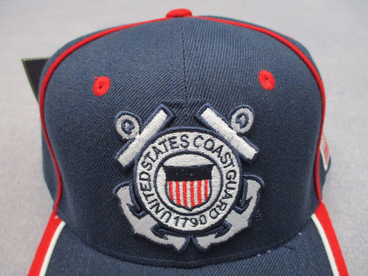 New Rapid Dominance US Coast Guard Embroidered Baseball Cap Hat USCG Navy Blue
