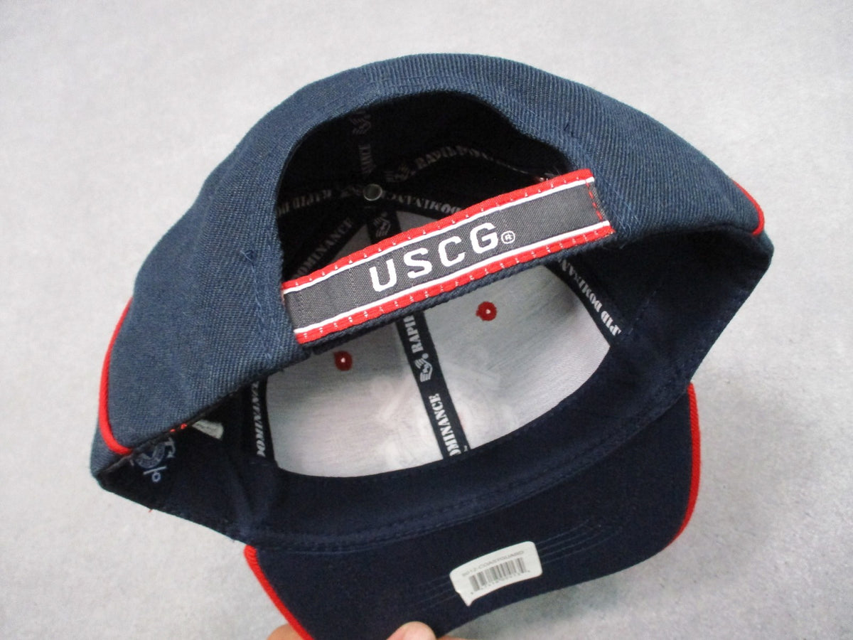 New Rapid Dominance US Coast Guard Embroidered Baseball Cap Hat USCG Navy Blue