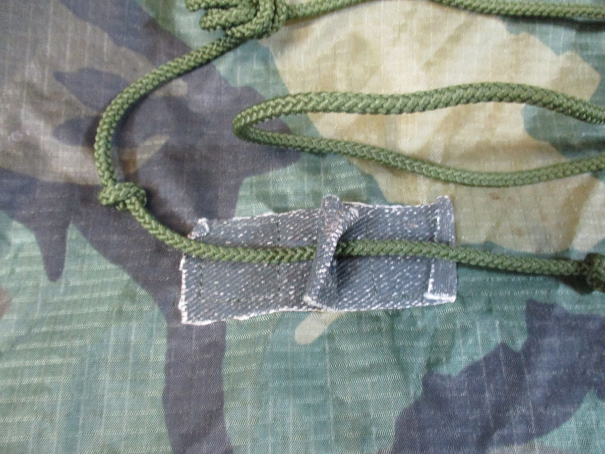 US Military Woodland Camouflage Wet Weather Poncho - Genuine USGI Surplus