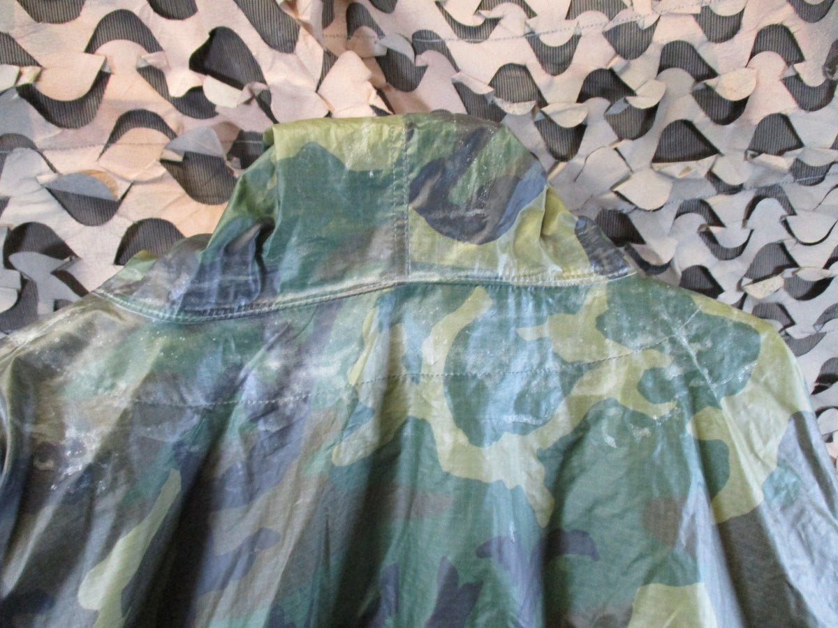 US Military Woodland Camouflage Wet Weather Poncho - Genuine USGI Surplus
