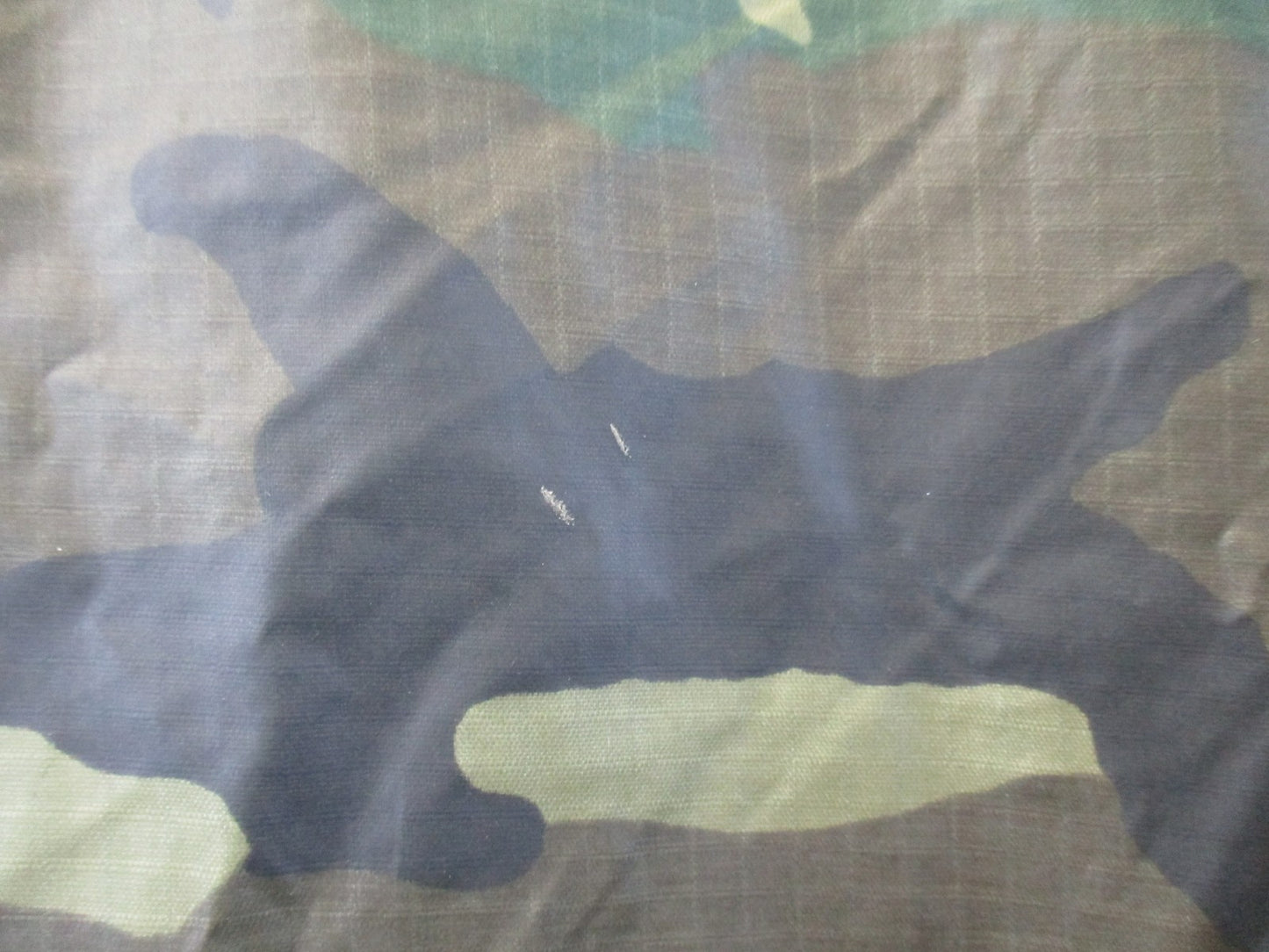 US Military Woodland Camo Wet Weather Poncho Rain Gear Ground Sheet USGI Surplus
