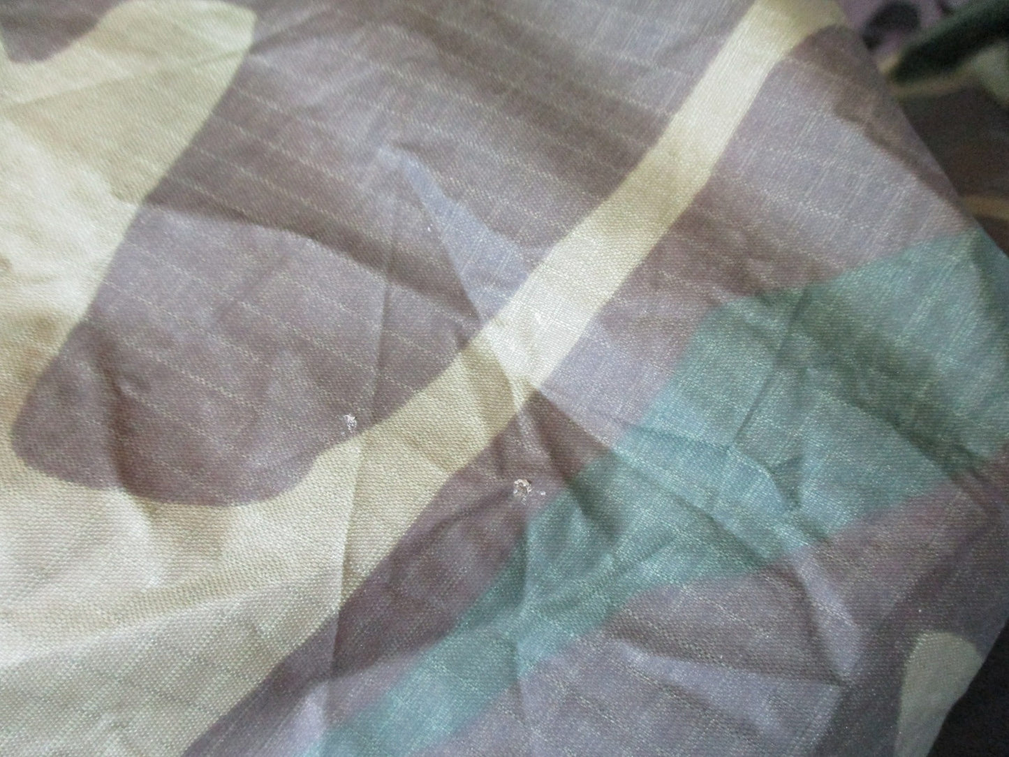 US Military Woodland Camo Wet Weather Poncho Rain Gear Ground Sheet USGI Surplus