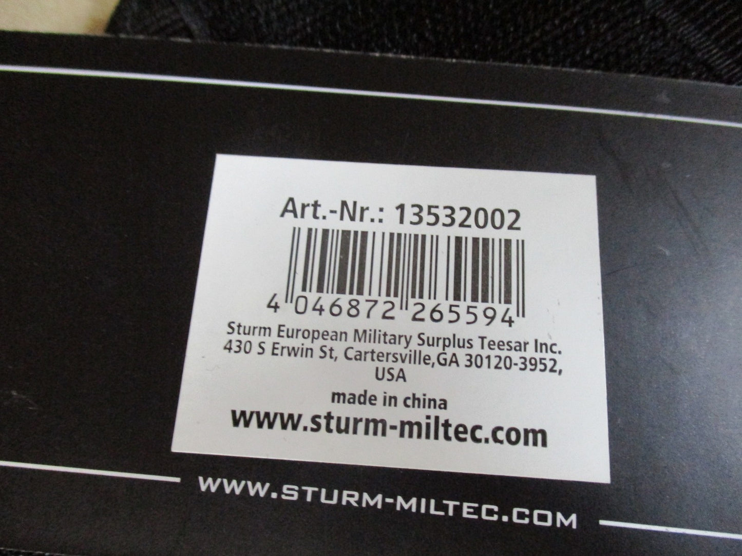 Mil-Tec Tactical Mag Carrier Chest Rig Black 4 Pouch Adjustable New