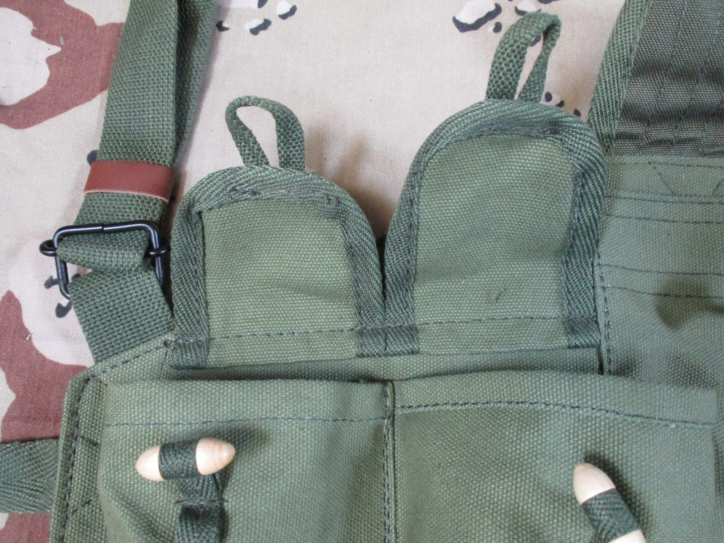New Mil-Tec Type 56 Chest Rig Olive Drab Tactical Magazine Pouch Carrier