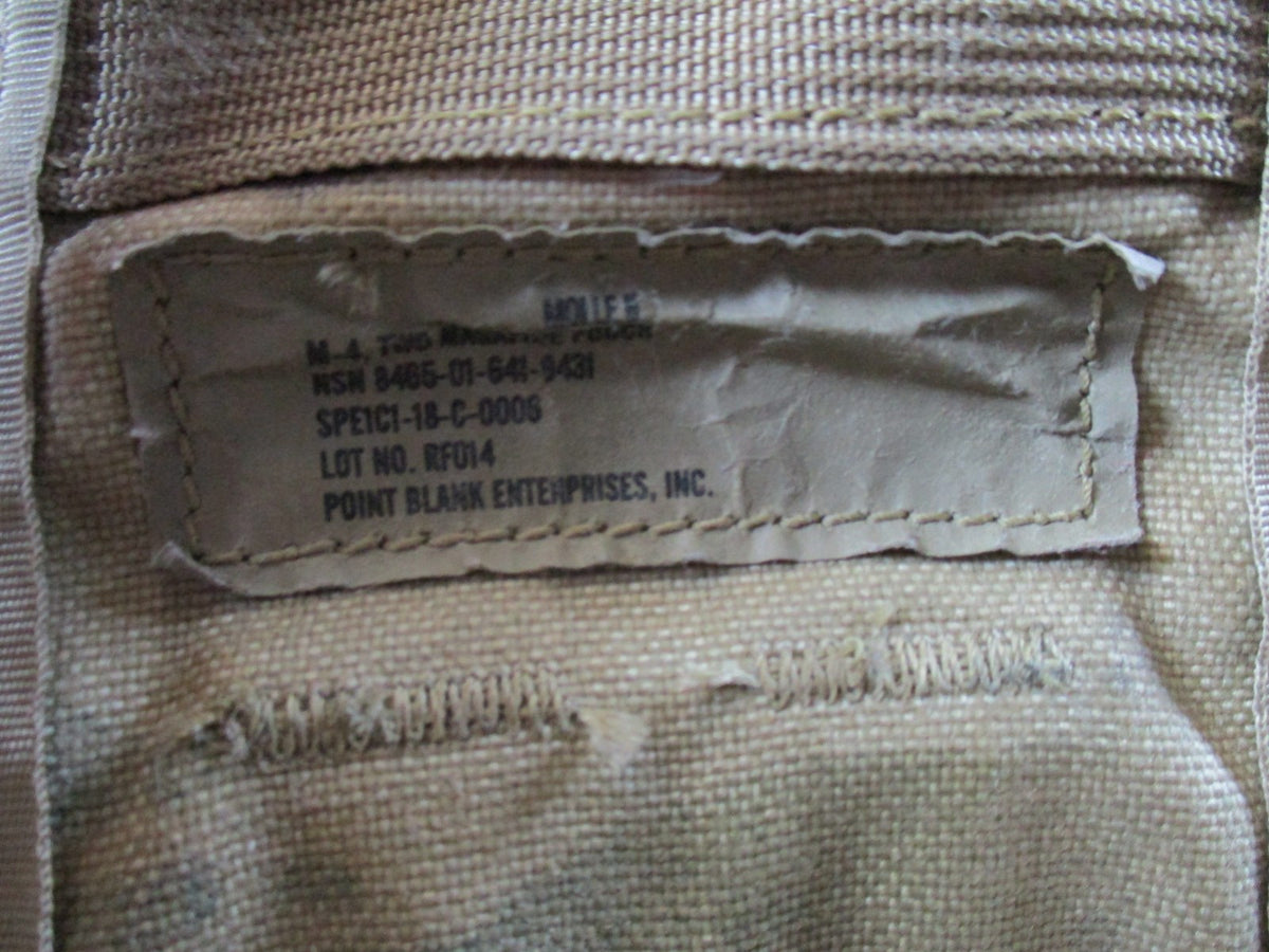 US Military MOLLE II FLC Vest MultiCam w/ M4 Mag Pouches & IFAK Insert Surplus