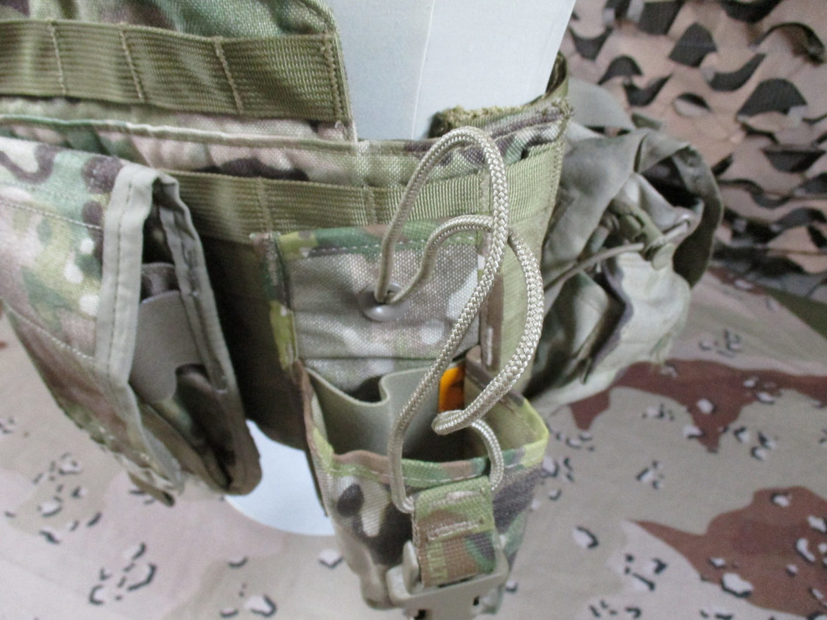 US Military MOLLE II FLC Vest MultiCam w/ M4 Mag Pouches & IFAK Insert Surplus