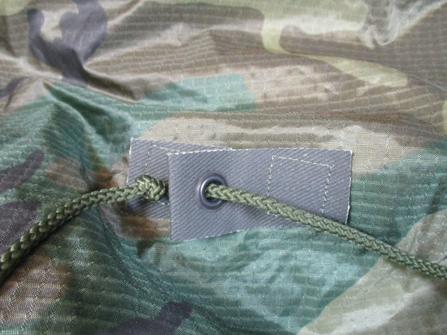 US Military Woodland Camo Wet Weather Poncho NSN 8405-01-100-0976 ORC Industries