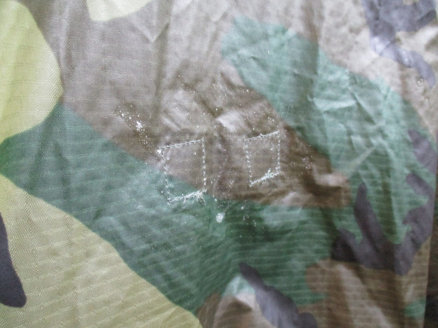 US Military Woodland Camo Wet Weather Poncho NSN 8405-01-100-0976 ORC Industries