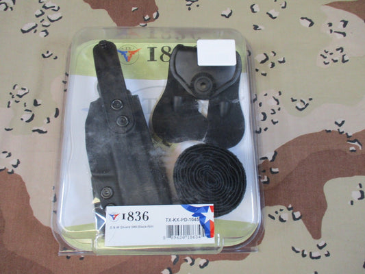 1836 Kydex Holster for S&W Shield 380 EZ Right Hand Black TX-KX-PD-1045