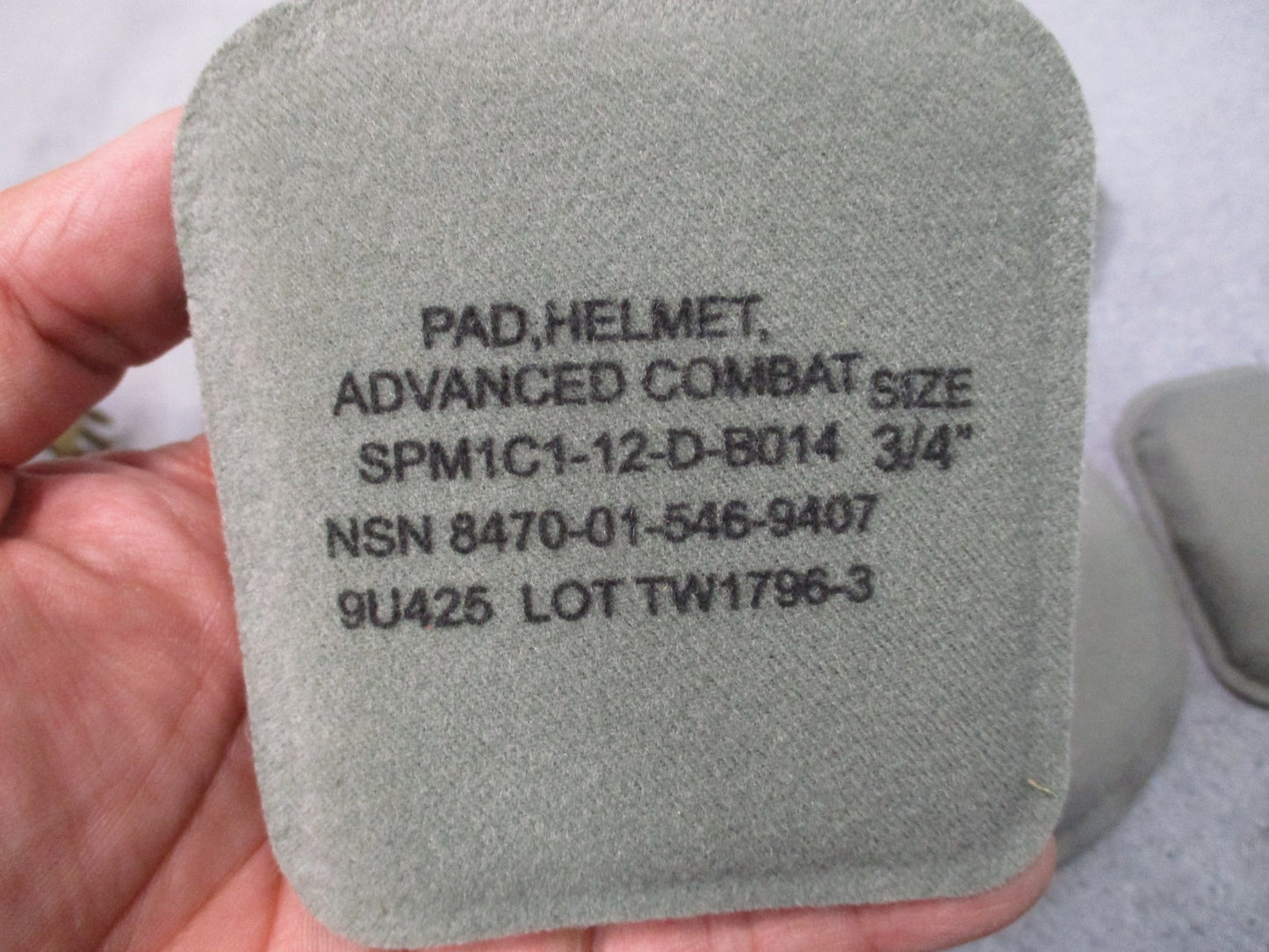 ADVANCED COMBAT HELMET ACH FOLIAGE GREEN LARGE MADE W/ KEVLAR 8470-01-529-6344