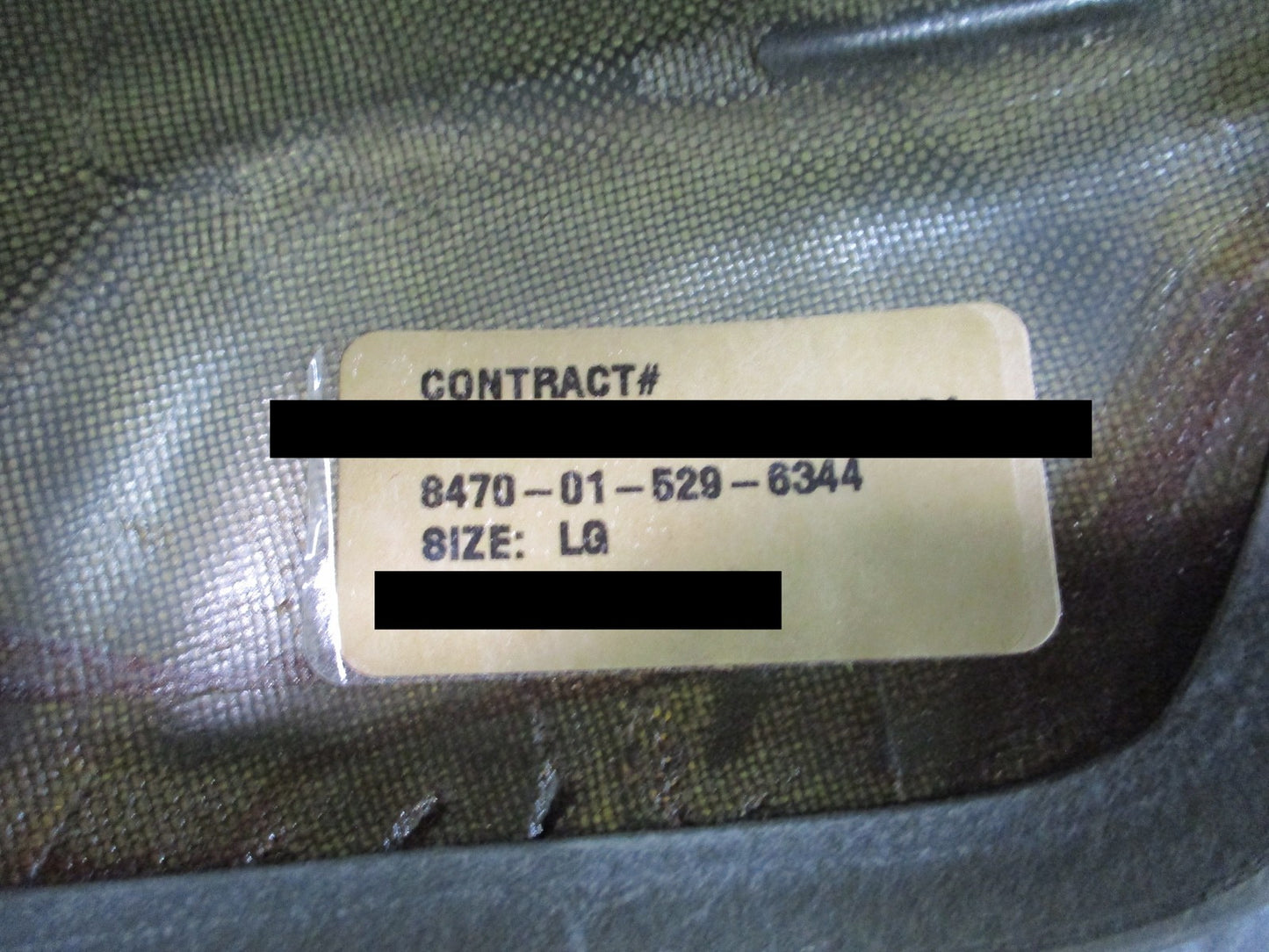 ADVANCED COMBAT HELMET ACH FOLIAGE GREEN LARGE MADE W/ KEVLAR 8470-01-529-6344