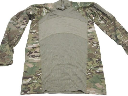 ARMY ISSUE OCP MULTICAM COMBAT SHIRT FR HOT WEATHER TOP MEDIUM FIRE RETARDANT