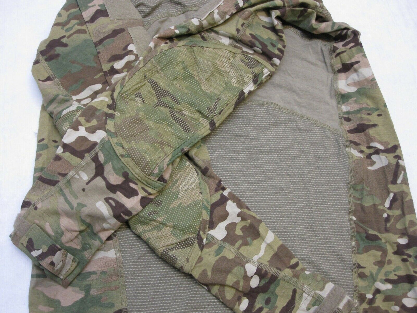 ARMY ISSUE OCP MULTICAM COMBAT SHIRT FR HOT WEATHER TOP MEDIUM FIRE RETARDANT