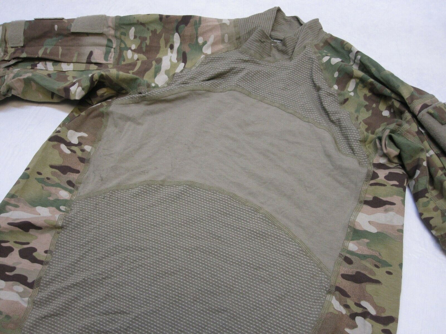 ARMY ISSUE OCP MULTICAM COMBAT SHIRT FR HOT WEATHER TOP MEDIUM FIRE RETARDANT