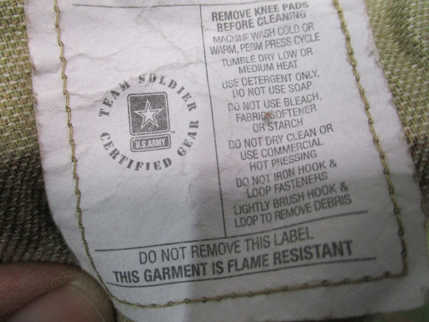 US Army Advanced Combat Pants Medium-Long Flame Resistant MultiCam Cargo Pants