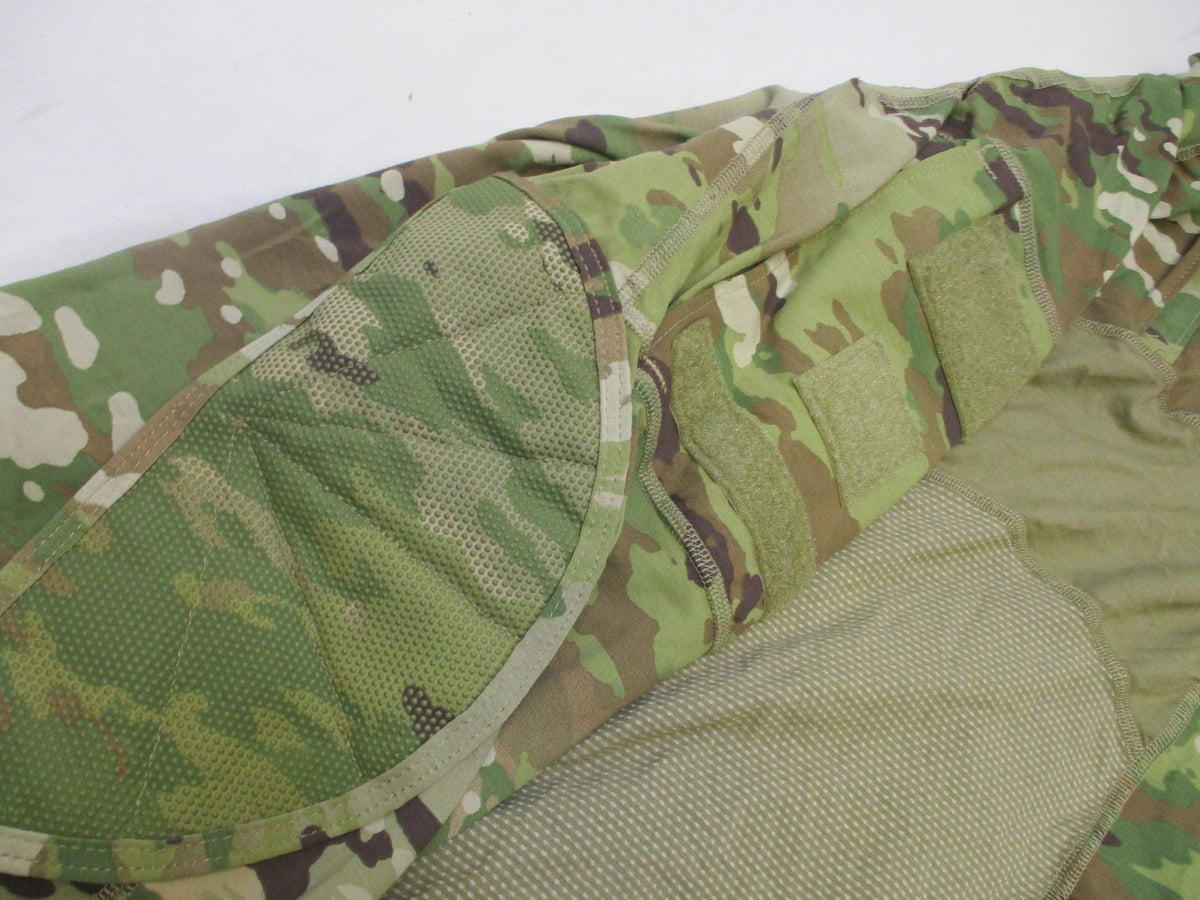 NEW ARMY OCP MULTICAM COMBAT SHIRT TYPE II X-LARGE 1/4 ZIP TOP FLAME RESISTANT