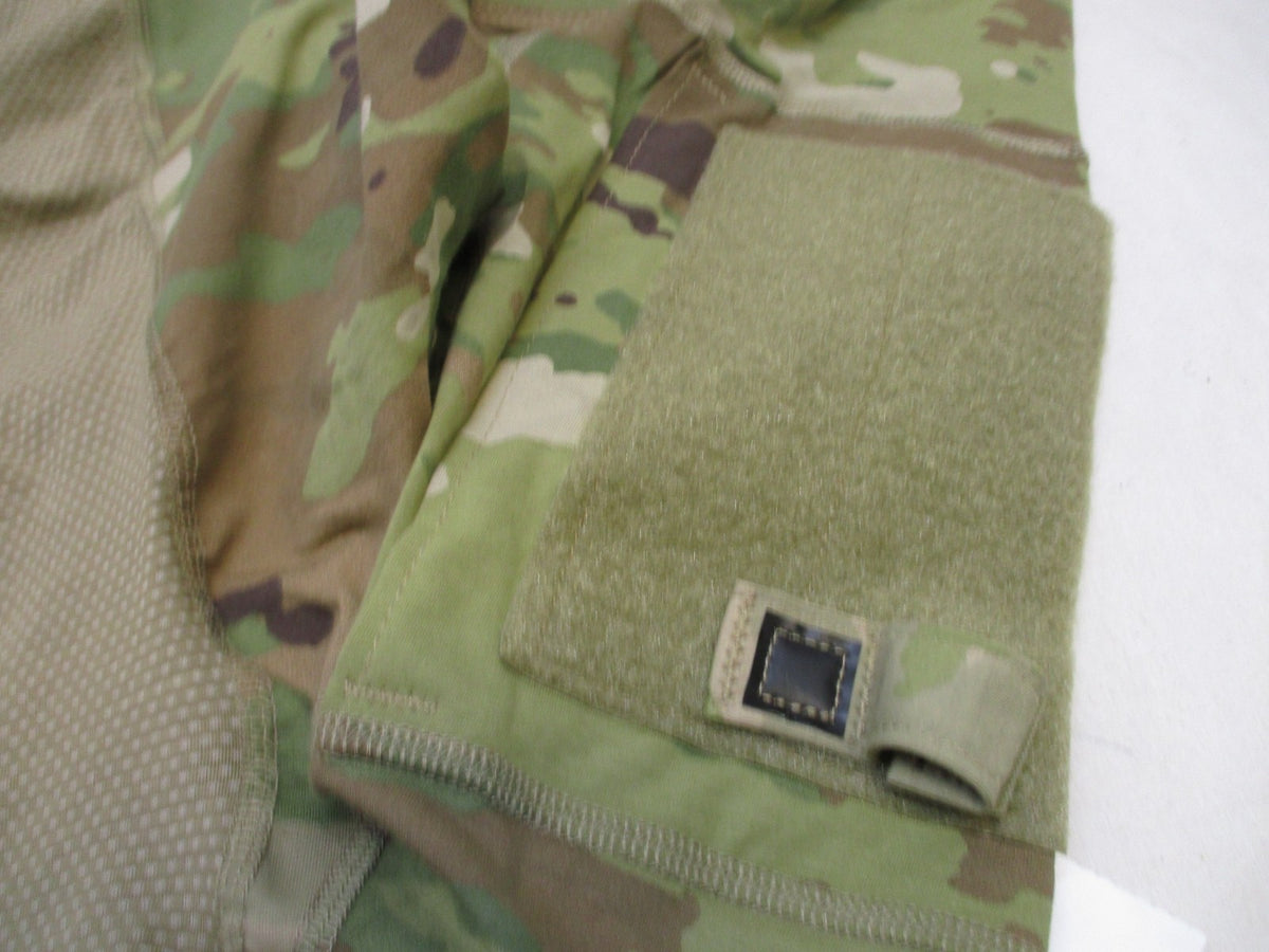 NEW ARMY OCP MULTICAM COMBAT SHIRT TYPE II X-LARGE 1/4 ZIP TOP FLAME RESISTANT