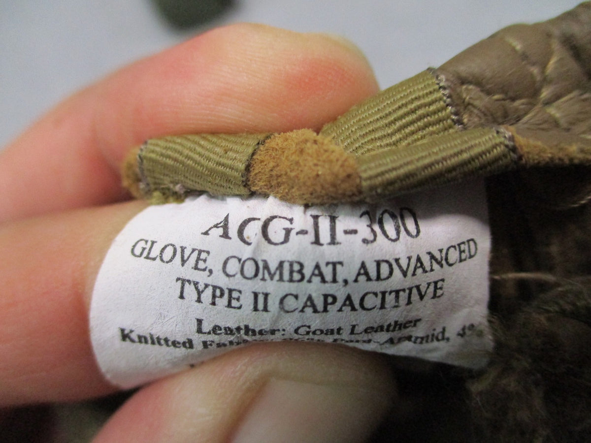 USGI HWI ACG-II-300 Combat Gloves Type II Coyote Brown XL Capacitive Touchscreen