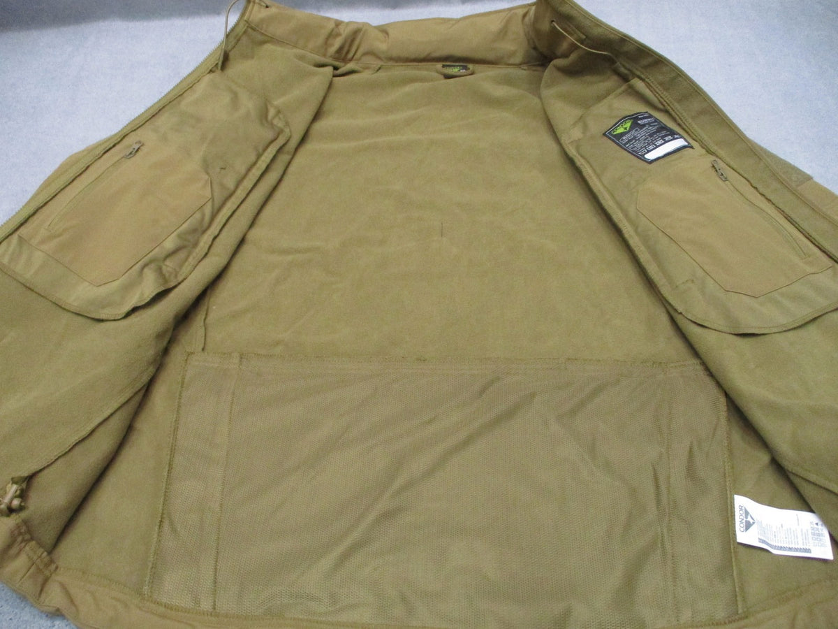 New Condor Summit Softshell Jacket Coyote Brown Tactical Coat Size XXXL