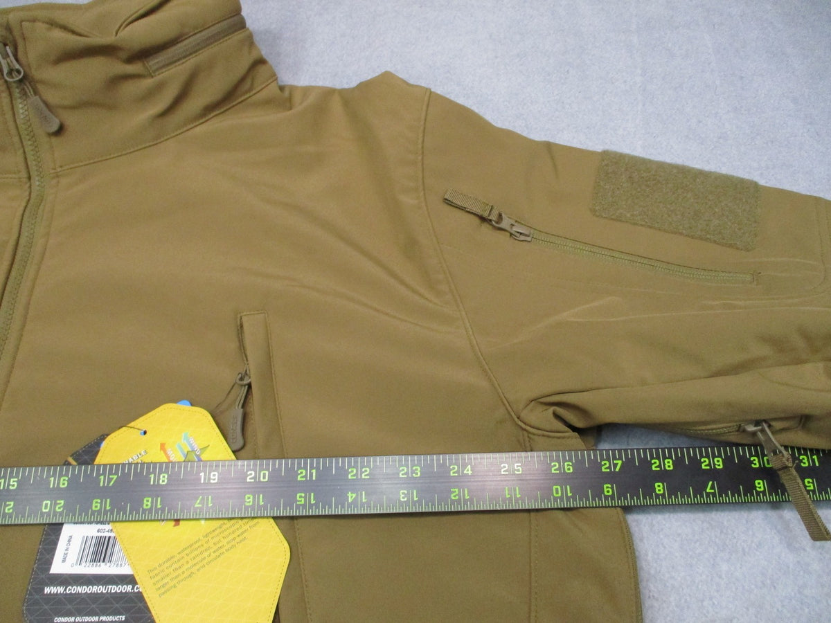 New Condor Summit Softshell Jacket Coyote Brown Tactical Coat Size XXXL