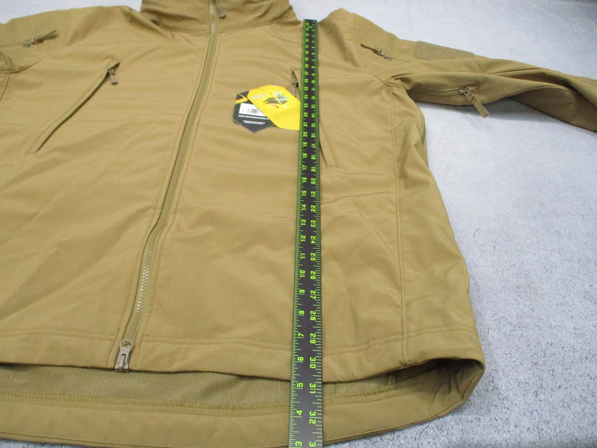 New Condor Summit Softshell Jacket Coyote Brown Tactical Coat Size XXXL