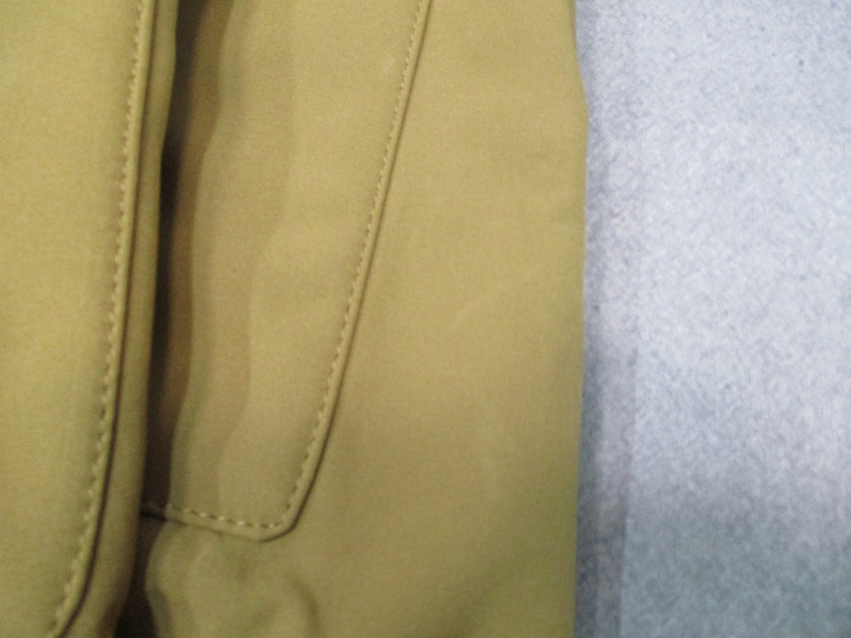 New Shark Skin Tactical Soft Shell Jacket Tan Size M Multi-Pocket Windproof